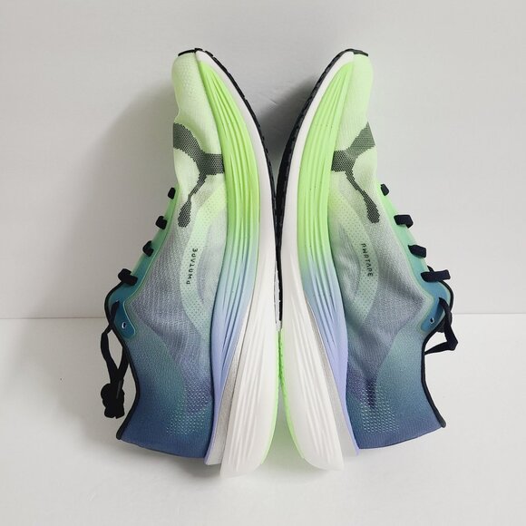 NEW Puma Deviate Nitro Elite 2 Running Shoes 377786-01 Size 11.5 Green Blue main image 4